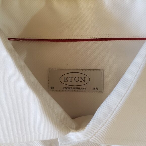 Eton Dress shirt-15.75 F/C 100% Cotton twill - Picture 5 of 5